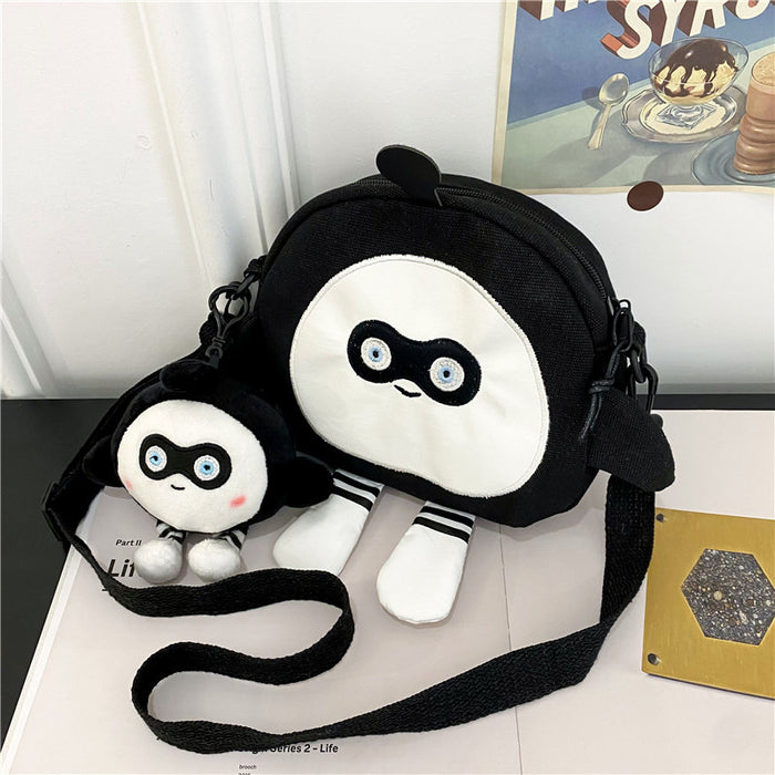 Wholesale Cartoon Egg Shoulder Bag Cute Plush Coin Wallet  Girl Shoulder Bag