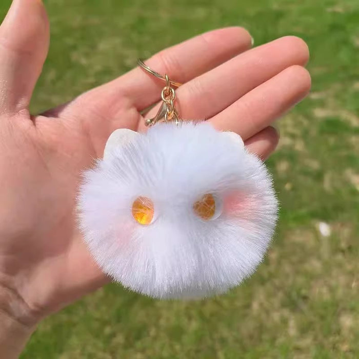 Wholesale Cute Plush Cat Ball Elf Cat Pendant Cute Style Girl Keychain Bag Hanging New Key Chain