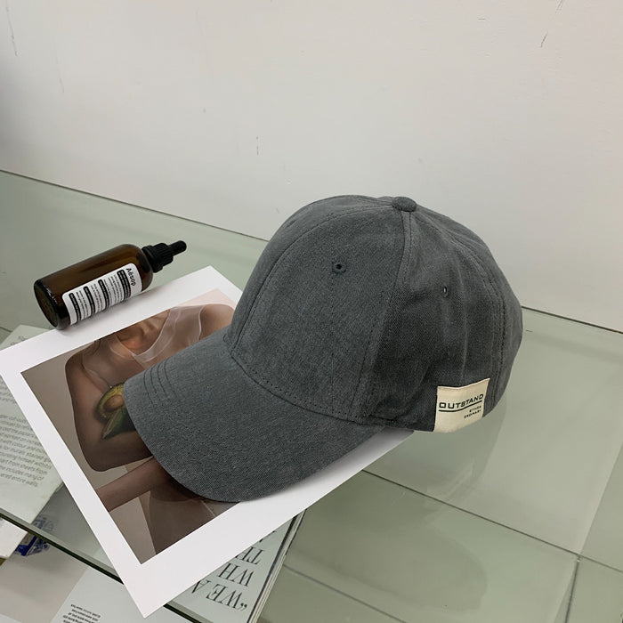 Wholesale New retro patchwork baseball cap versatile spring and summer sun hat soft top duckbill cap for men