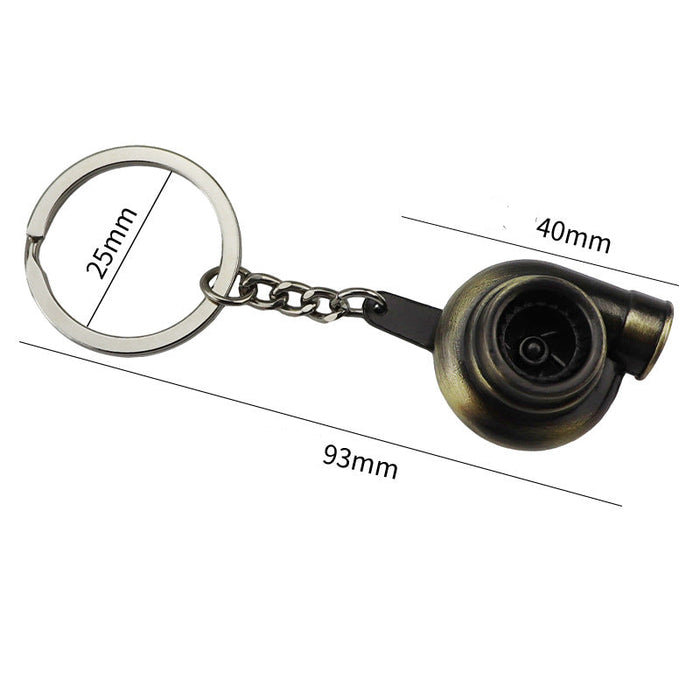 Wholesale Mini Metal Turbo Keychain