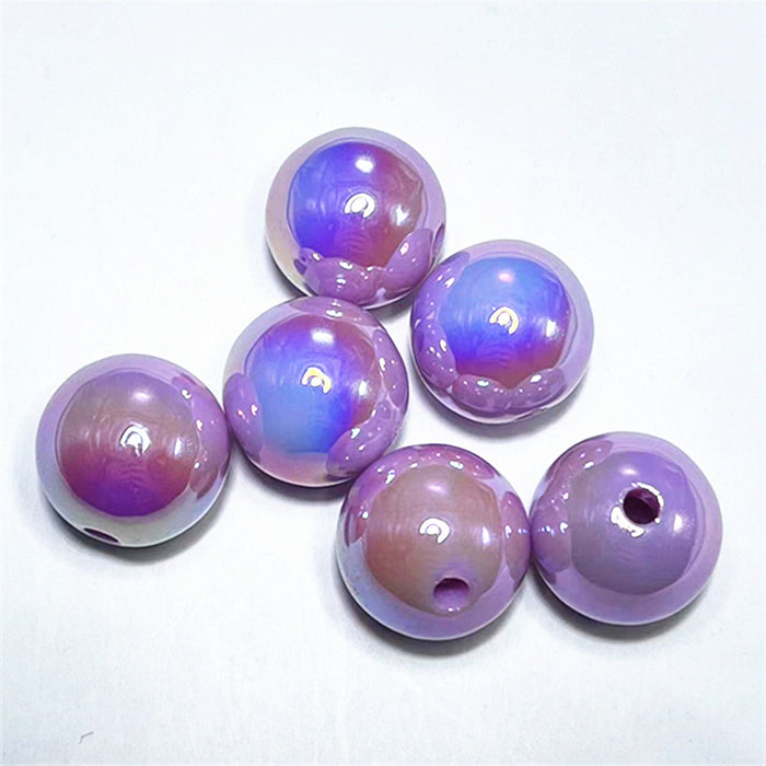 Wholesale 300pcs 14MM Colorful Shell Resin Beads JDC-BDS-Xiaox004