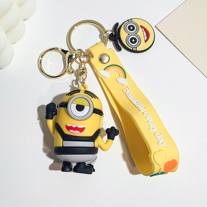 Wholesale Cartoon Silicone Doll Keychain JDC-KC-QiChao043