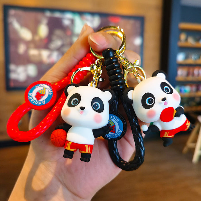 Wholesale Cartoon Doll 3D Rubber Keychain JDC-KC-Tingm068