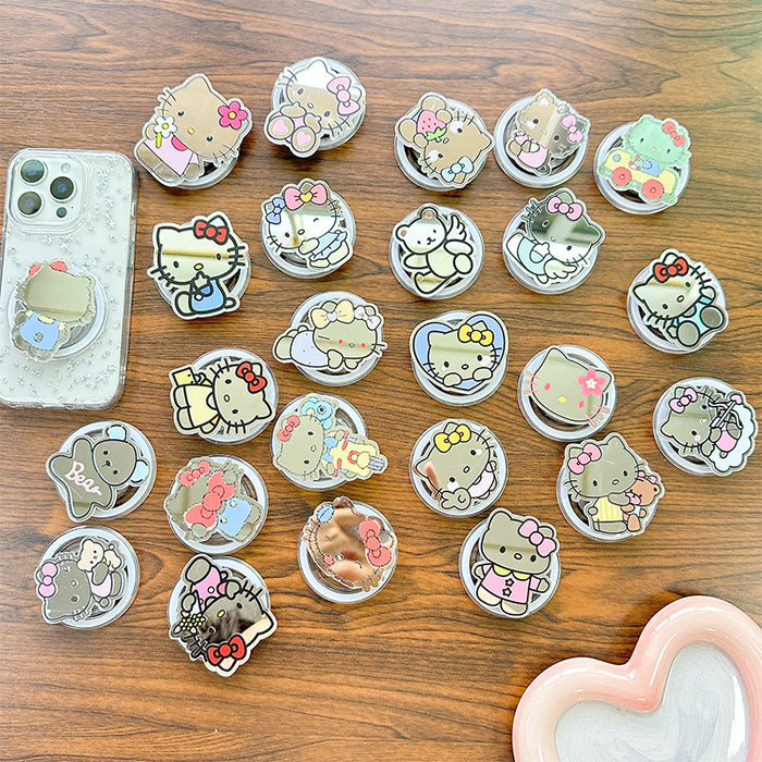 Wholesale Cartoon Cat Mirror Mobile Phone Airbag stand