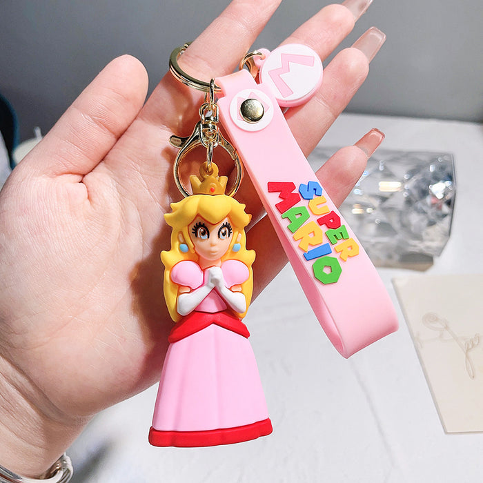 Wholesale Cartoon Anime PVC Keychain Cute Couple Car Pendant Bag Pendant