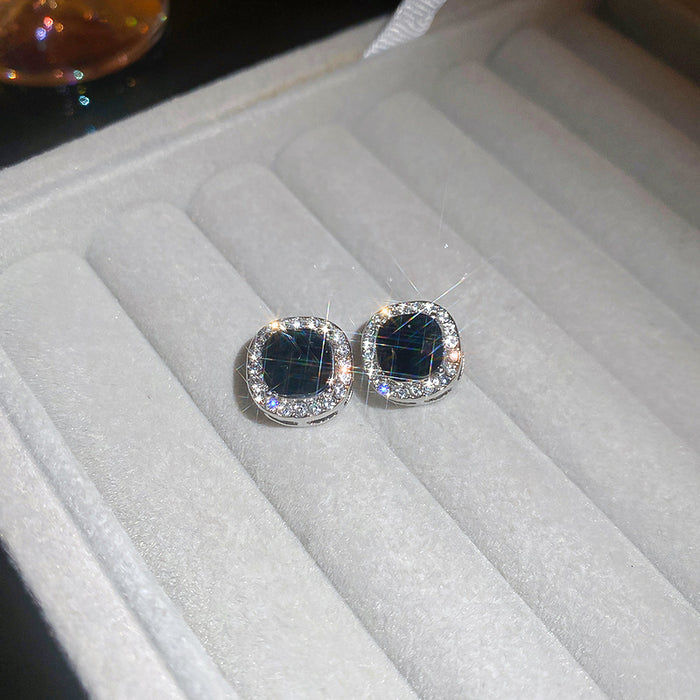 Wholesale Middle Ancient Oval Fashion Geometric Necklace Retro Court Style Clavicle Chain Niche