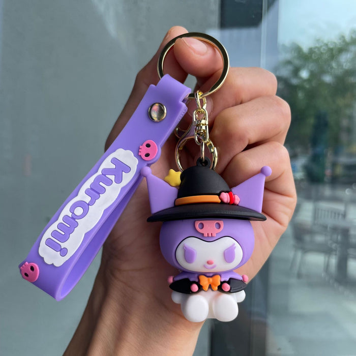 Wholesale Keychain soft rubber figurine pendant decoration