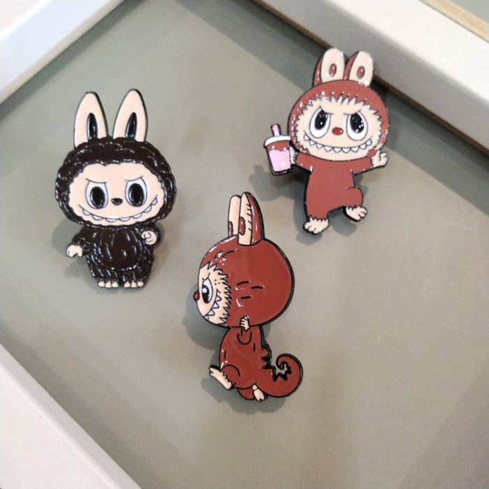Wholesale Brooch Cartoon Metal Enamel Badge Gift Bag Accessories