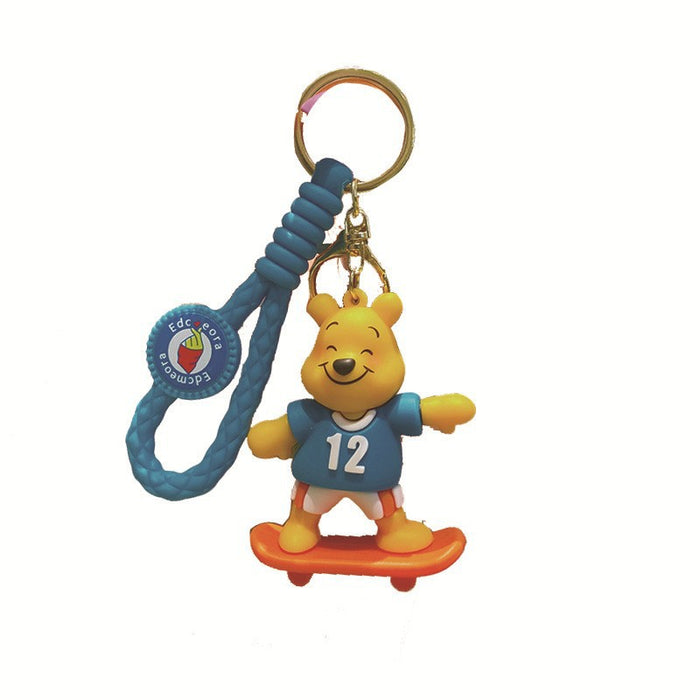 Wholesale Cartoon Doll Silicone Keychain JDC-KC-LiuFan025