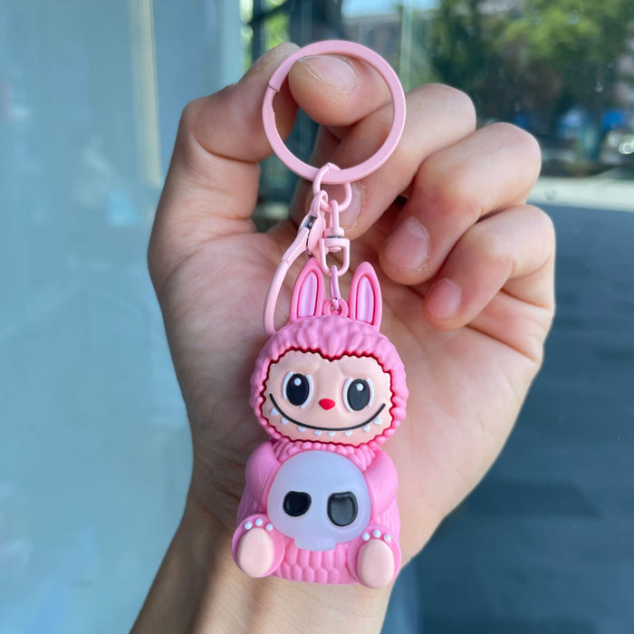 Wholesale Luminous night light keychain pendant, car bag hanging decoration, claw machine, small gift wholesale