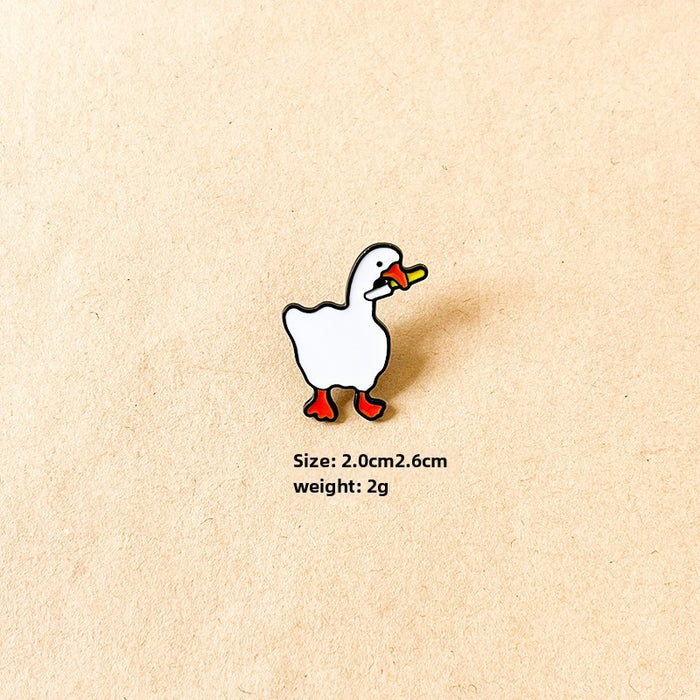 Wholesale Cute alloy brooch, cartoon personality badge brooch, clothing bag, anime decoration