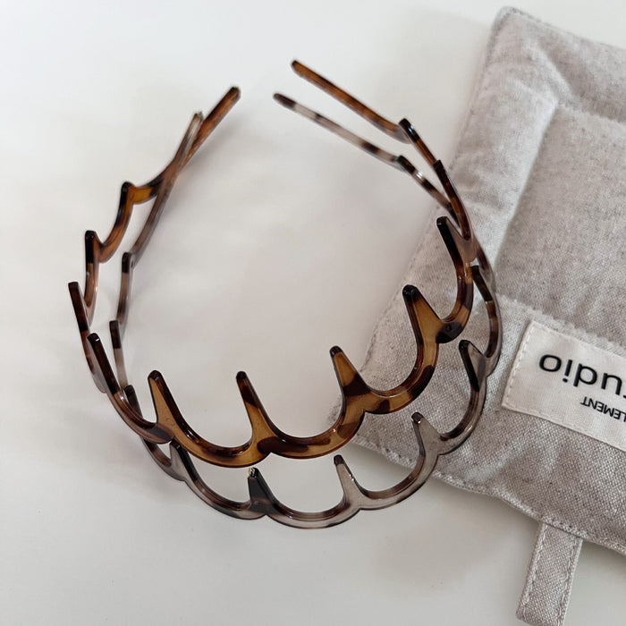 Wholesale Toothed Wave Hair Hoop New Simple Retro Headband Wash Face Anti slip Pressure Hair Clip Hair Accessories