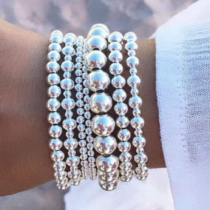 Wholesale CCB round pearl bow bracelet