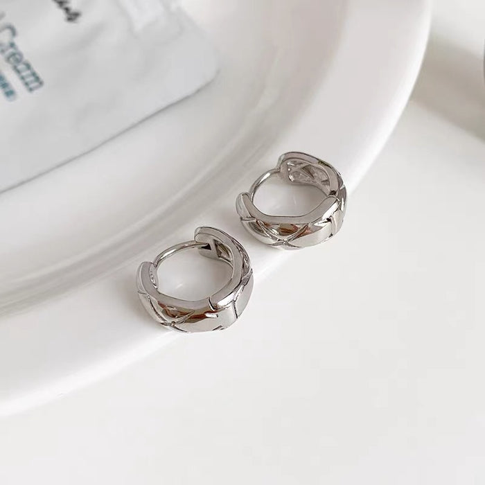 Wholesale Teardrop Hoop Metal Earrings Earrings