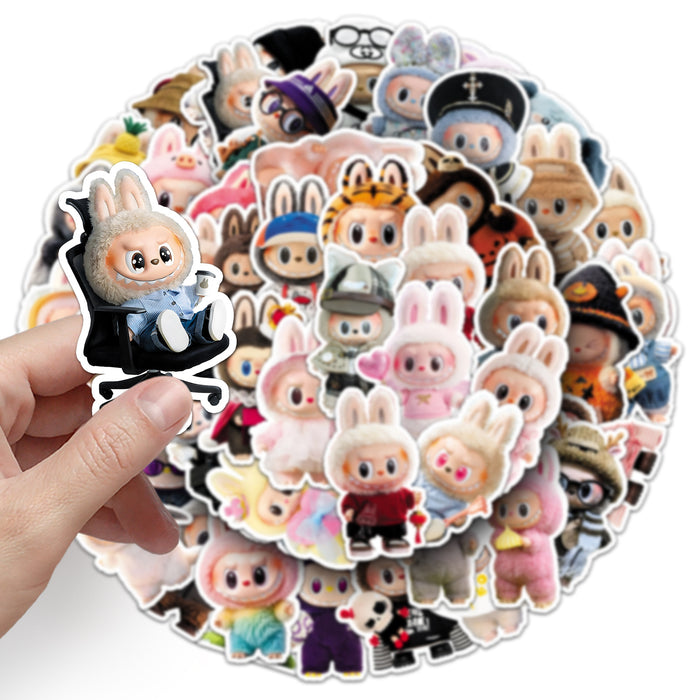 Wholesale 50pcs Cute Waterproof Doll Decorative Stickers