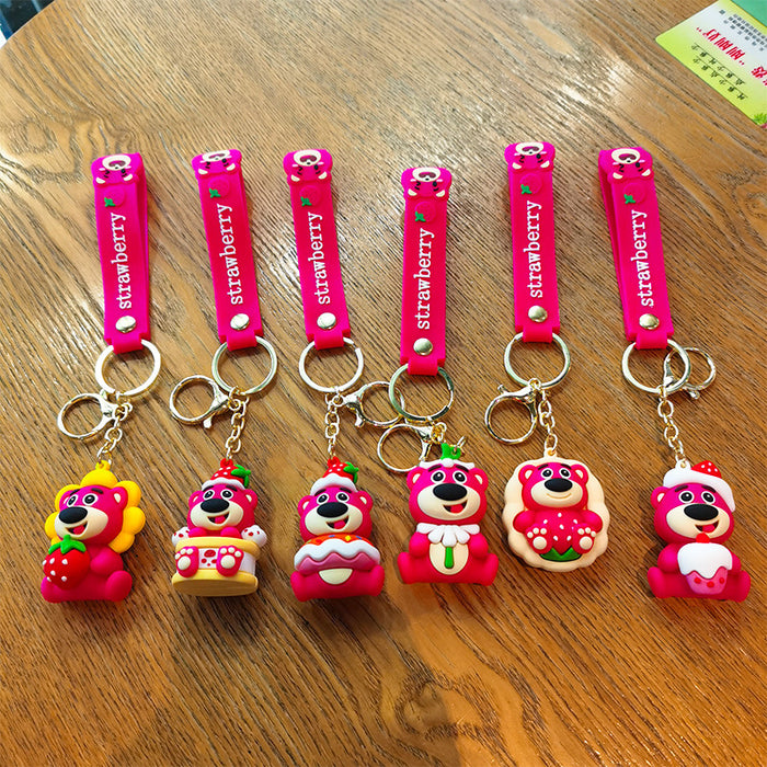 Wholesale Cartoon Doll Silicone Keychain JDC-KC-Tingm129