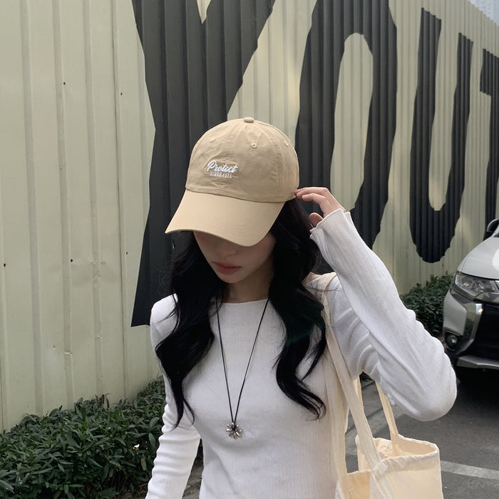 Wholesale New lightweight and breathable quick drying baseball cap for men and women outdoor sun shading duckbill cap