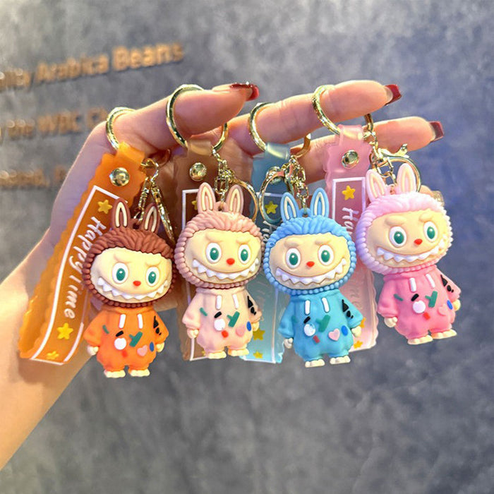 Wholesale Cartoon Loving Little Sheep Keychain Pendant,  Cute Student Bag Pendant,  Couple Style Small Gift Stall