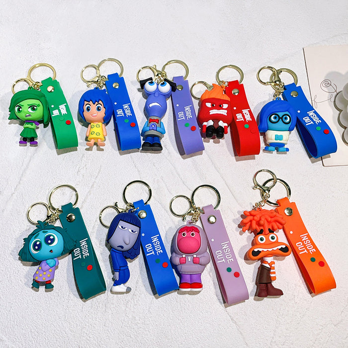 Wholesale PVC Cartoon Three-dimensional Keychain JDC-KC-Qiwei029