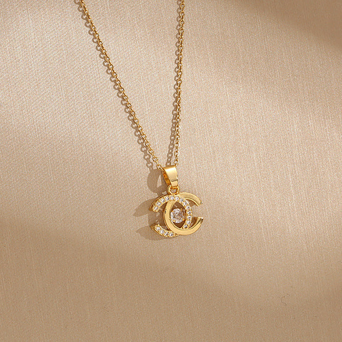 Wholesale Women Necklace Advanced Niche Design Sense Clavicle Chain Pendant