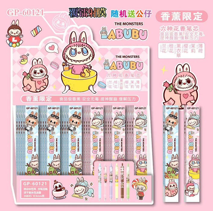 Wholesale 6pcs Push pen color non-slip silicone writing pen students daily examination pen black gel pen