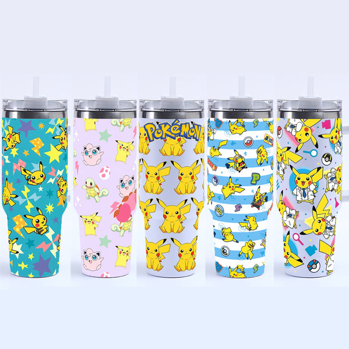 Wholesale 40oz Car Cup  Cartoon Stainless Steel  ice bullies cup Tumbler Thermos Cup