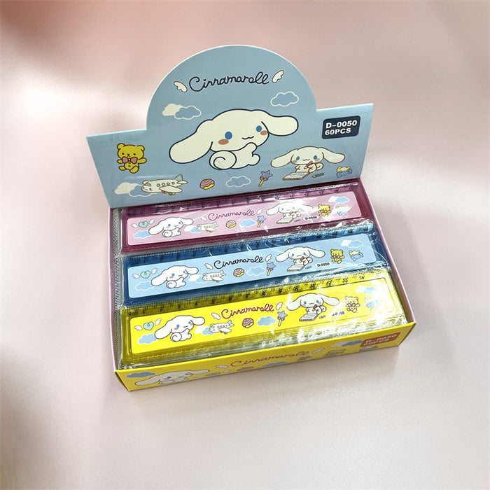 Wholesale 60pcs Acrylic Transparent Cartoon 15cm Wave Ruler JDC-RR-YaLL003