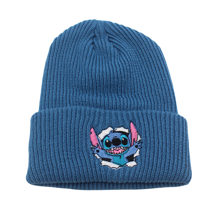 Wholesale Acrylic Cartoon Embroidery Knitted Hat JDC-FH-ZhiXie023