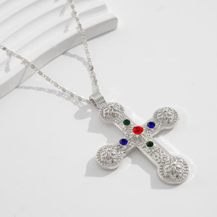 Wholesale Jewelry Personalized Diamond Cross Pendant Necklace