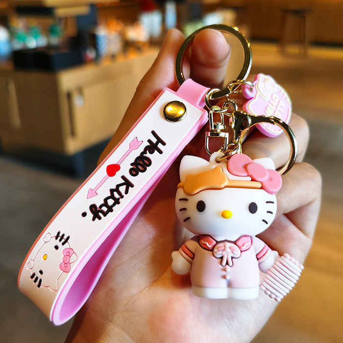 Wholesale Cartoon Doll Silicone Keychain JDC-KC-Tingm203