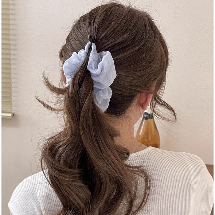 Wholesale Pleated Vertical High Ponytail Hairpin Banana Clip Elegant Summer Hairpin