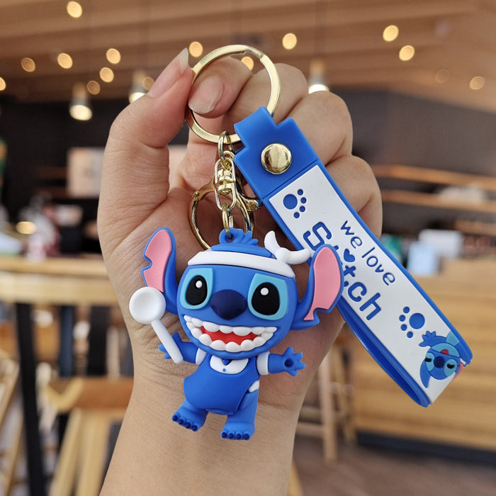 Wholesale Cartoon 3D Doll PVC Keychain JDC-KC-MingT048