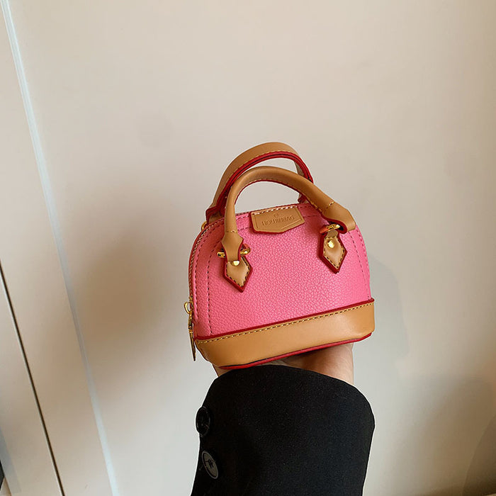 Wholesale Children's bag, mini contrasting shell bag, niche girl's handbag, crossbody bag, red envelope