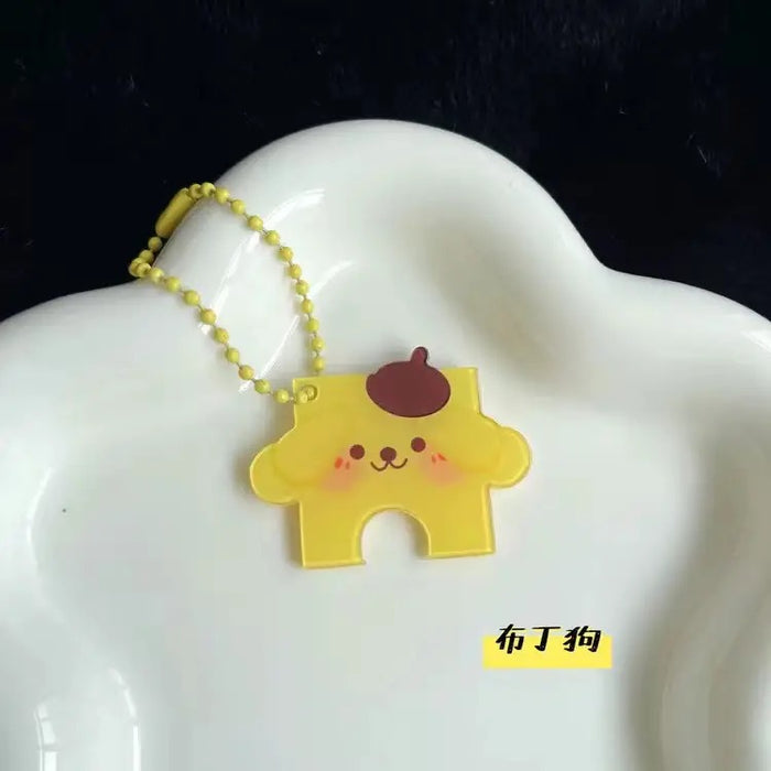 Wholesale Keychain  Cartoon Pendant Folding Puzzle Keychain