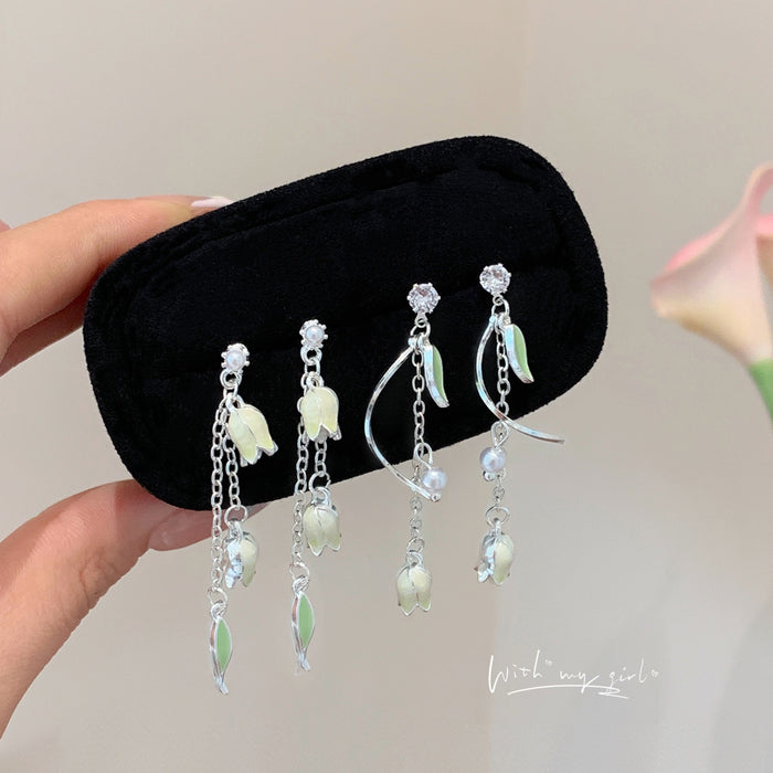 Wholesale Earrings, women's silver needles, exquisite and niche design earrings