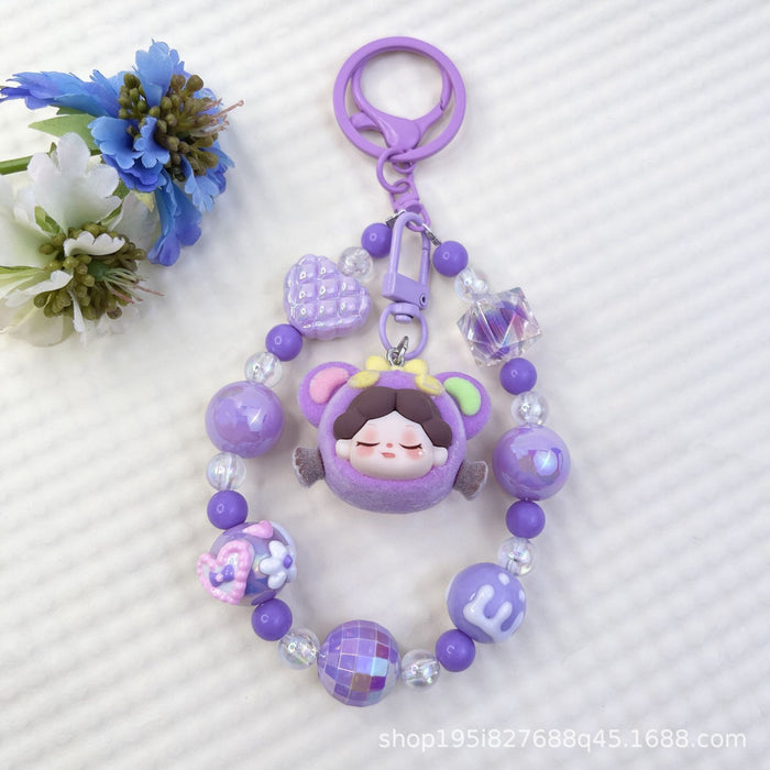 Wholesale Cute Mobile Phone Chain Keychain Bag Doll Pendant Accessories