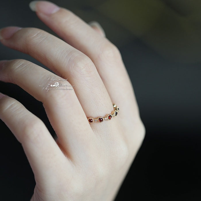 Wholesale Wreath Natural Rose Cutting Luxury Ring