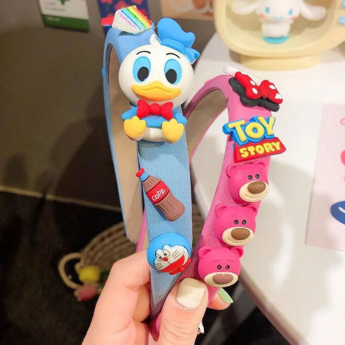 Wholesale Candy Color Cartoon Cute Sponge Headband JDC-HD-Wangl002