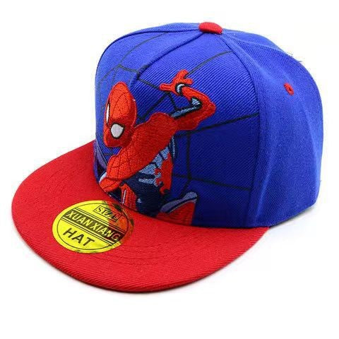 Wholesale Royal Blue Kids Baseball Cap Unisex Adjustable Wide Brim Cartoon Hat Chic Summer Hip Hop Everyday Style