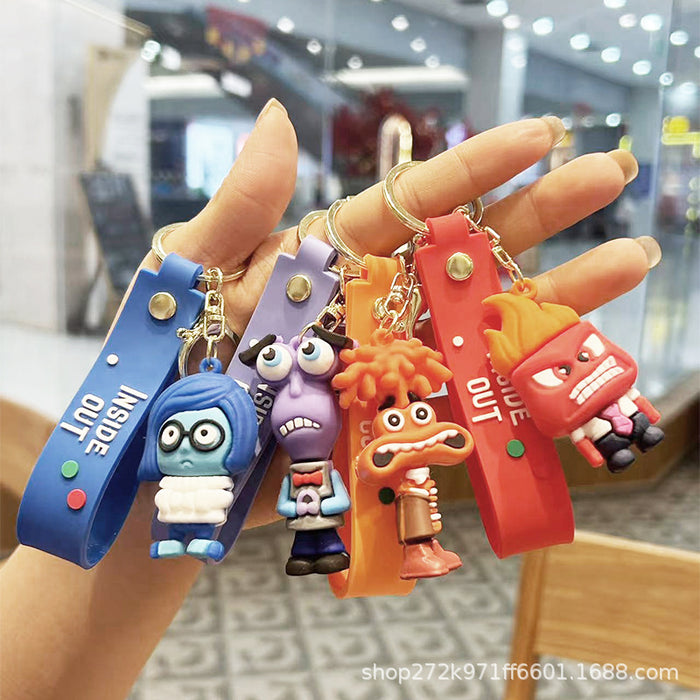 Wholesale Soft PVC Cartoon Keychain Bag Charm Car Key Accessory for Gift