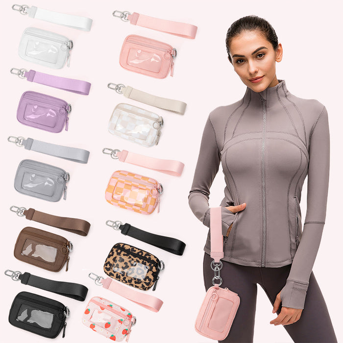 Wholesale Waist Bag Polyester Waterproof Chest Bag Card Bag Wrist Bag Portable Bank Card Change Cosmetics Bag