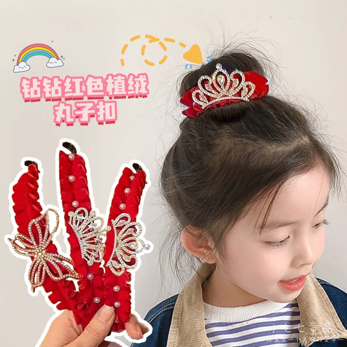 Wholesale Children's ponytail buckle butterfly hairpin hair accessory