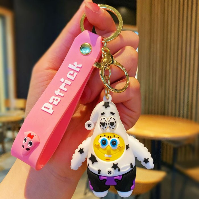 Wholesale Cartoon Silicone Doll Keychain JDC-KC-MingT176