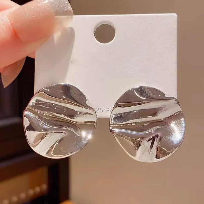 Wholesale Geometric Irregular Earrings Women's Earrings Silver Pin