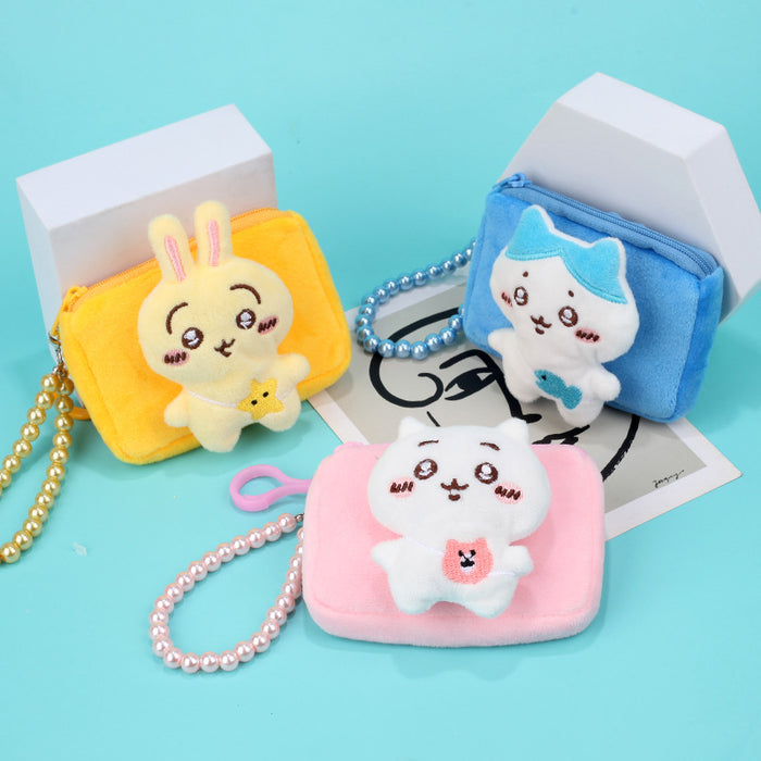 Wholesale Trendy Plush Bear Coin Purse Bag Charm Street Style Fashion Accessory Gift