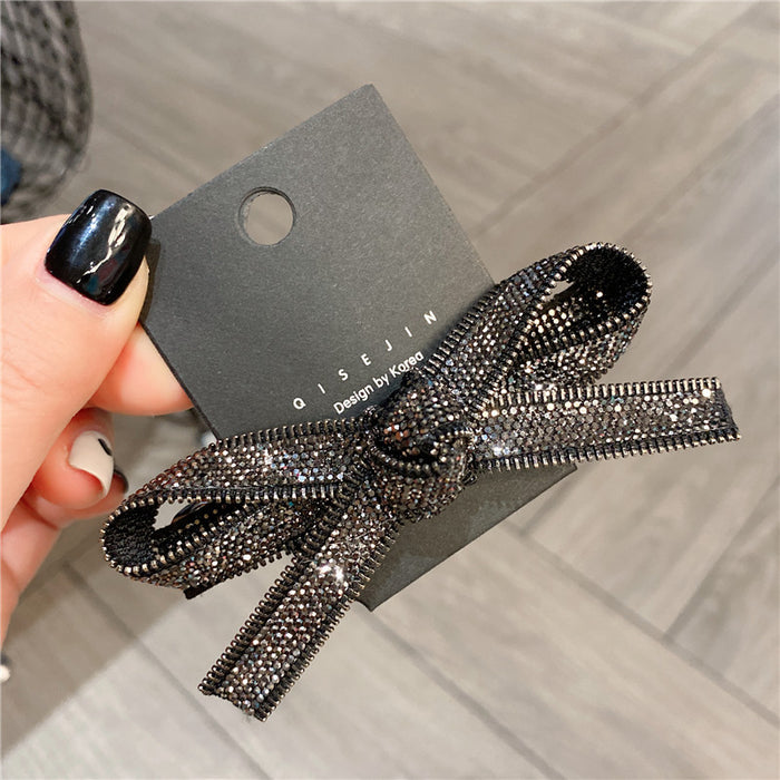 Wholesale Rhinestone Crystal Hairpin Hairpin Hair Ring Girl Top Clip Back Head Headdress