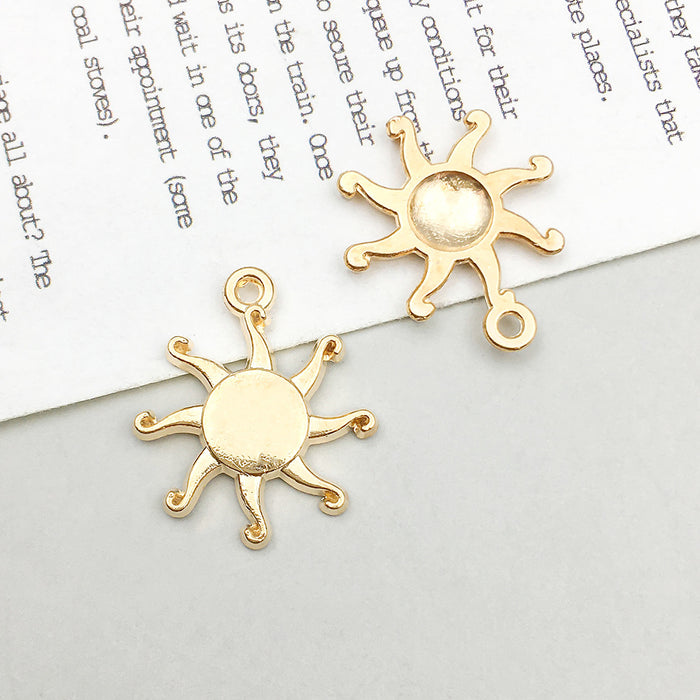 Wholesale DIY Alloy Simulation Star,  Moon and Sun Series Charms