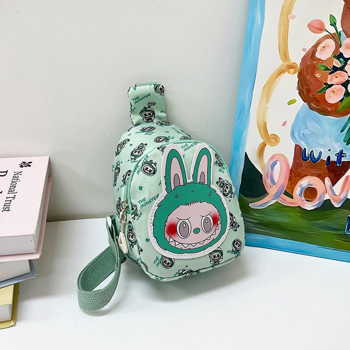 Wholesale Children' s cute cartoon chest bag crossbody bag casual backpack travel small breast bag