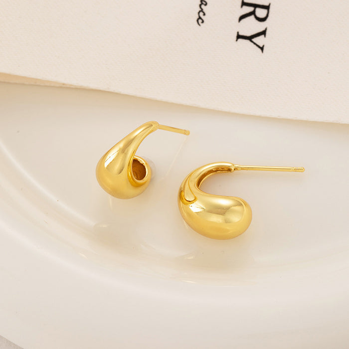 Wholesale Four-Leaf Flower Pearl Earrings for Women