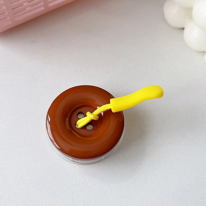 Wholesale Plastic 3D Button Retractable Phone Stand Accessory